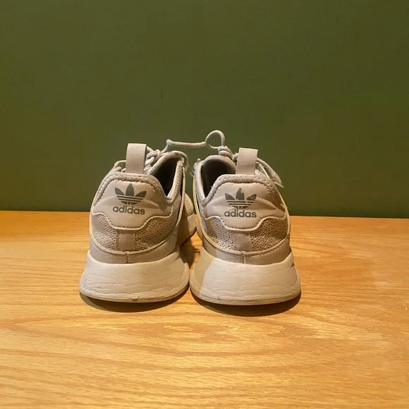 Adidas X_PLR Athletic Trainers shoes in a cream color. Womens size 8 - Picture 3 of 5